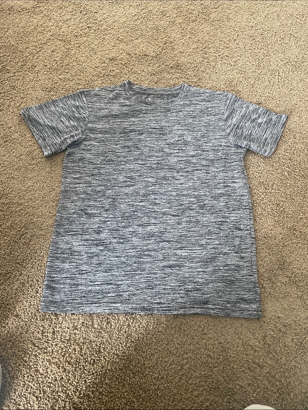 Champion Heathered Gray Short Sleeve Crewneck Tee